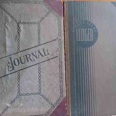 Account Books for Hodgdon's Garage, Dennysville, Maine