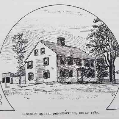 Image of the Lincoln House from William Henry Kilby's "Eastport and Passamaquoddy", published in 1888.  Though born in Eastport, Kilby 's parents were from Dennysville and he visited the village many times in his youth.