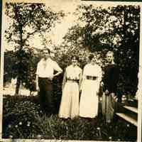          Children of Fred Gardner, ca. 1914; Louis, Edith, Julia and Leigh Gardner
   