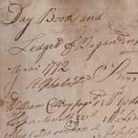 Day Book and Ledger of Isaac Hobart Began in the Year 1792