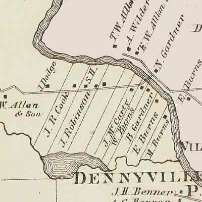 Route 86 in Edmunds was once the former County Road to Machias, shown on the Colby Atlas Map of 1881
