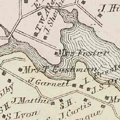 Preston Road, Edmunds, Maine: The Thomas Eastman, Jr., house is shown on the Preston, now River, Road in Edmunds, Maine on this detail from the Colby Atlas of 1881.  In the late 20th century it was re-named the Heritage House by Daniel and Elsa Chubbuck, who operated an antiques business in the barn next door.