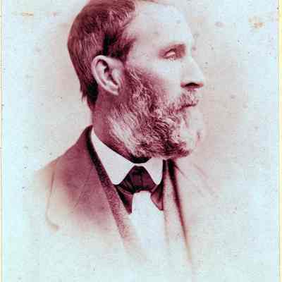 Ebenezer Gardner, brother of A.L.R. Gardner, Dennysville, Maine,: Loring's New Rooms, Photographic Studio, Eastport, Maine.