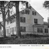          Another view of the Riverside Inn, this one taken through a screen.
   