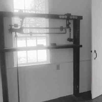 Hay Scales, North Andover, Massachusetts: Image of hay scales at the North Andover Historical Society.