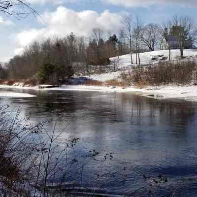Dennys River Mill Pond and Dam site