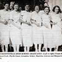 Dennysville High School Graduates, Dennysville, Maine 1933