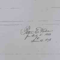 Peter E. Vose Journal, 1853-1854