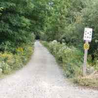          The Sunrise Trail at the Station Road Crossing in Marion, Maine
   