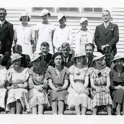Mr. Johnson's Class 1936, Dennysville, Maine