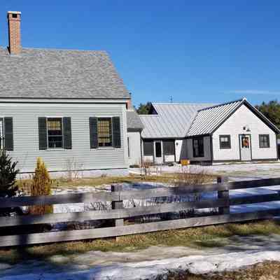 Jones-Sheahan House and additions on Foster's Lane in Dennysville: Several additional structures were successfully joined to the John Sheahan House, which was restored to its mid-nineteenth century appearance in the late twentieth century.
