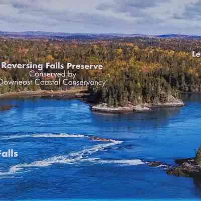 The Reversing Falls, Cobscook Bay, Maine: Photograph by Chris Shane for Cobscook Shores.