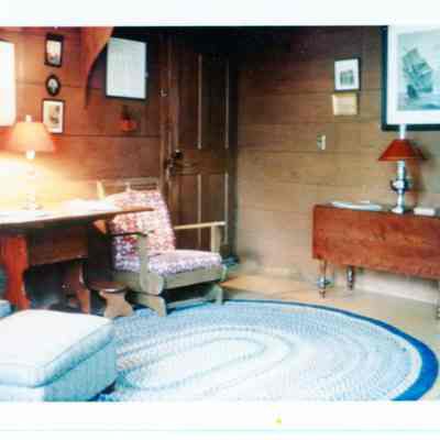 The original "keeping room" as Mrs. Casey's sitting room in the country inn.