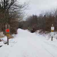          Sunrise Trail Crossing on the Marion Station Road, Marion, Maine.
   