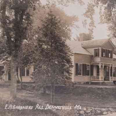 Postcards of Houses in Dennysville and Edmunds, Maine