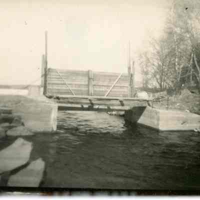 Meddybemps Lake Dam on the Dennys River