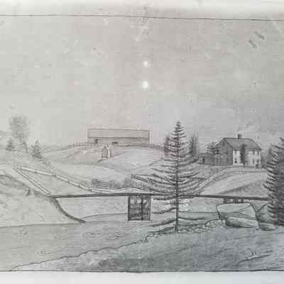 Thomas Lincoln's Drawings of the Lincoln House, Dennysville, Maine