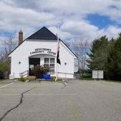 Modern Meddybemps Town Hall.