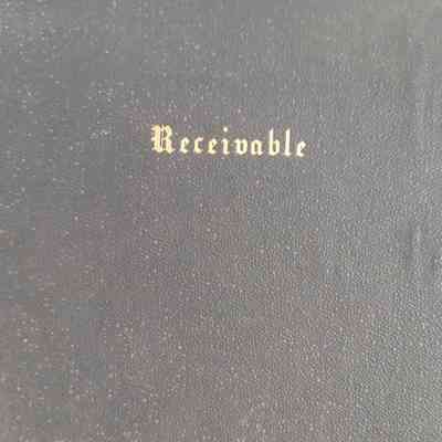 H.H. Allan Book of Accounts Receivable