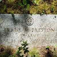          Preston Cemetery, Cathance Township, Maine
   