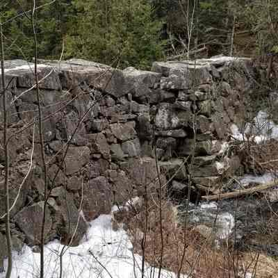 Stone Dam on Crane Mill Brook, Edmunds, Maine