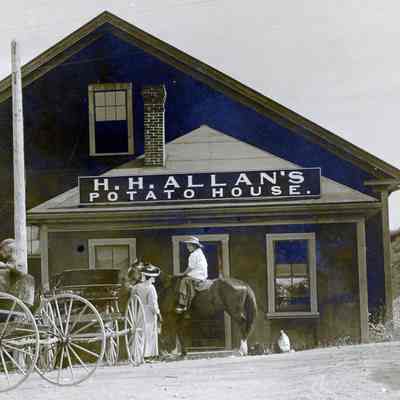 Another Allan Family enterprise, a potato house, in Princeton, ME.