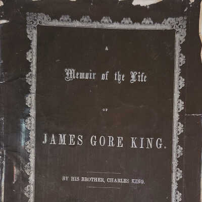 Memoir of the Life of James Gore King