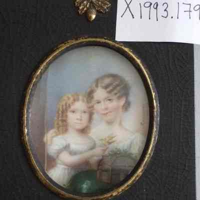 Miniature of Alice Consett and Emily Sophia King