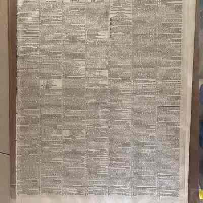 New York American Newspaper, October 17th, 1840