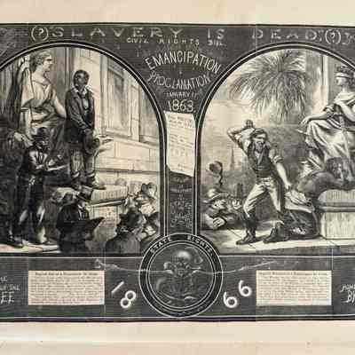 Political Cartoon about Slavery