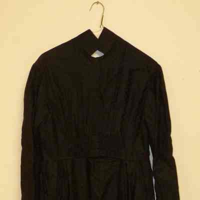 Black mourning dress
