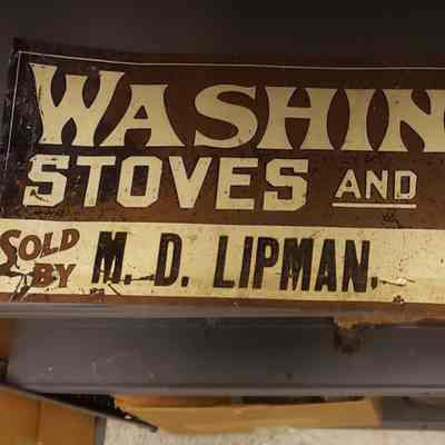 M. D. Lipman advertisement sign