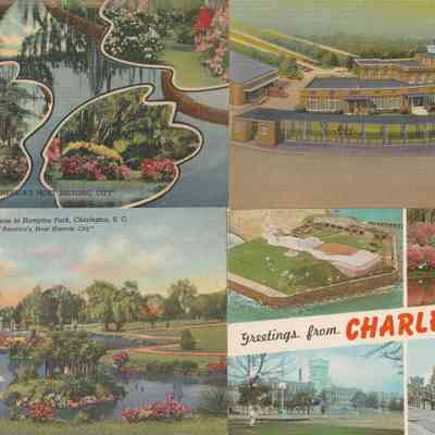 Miscellaneous Charleston postcards (x15)
