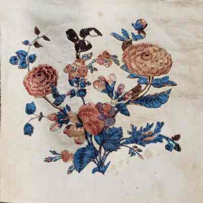 embroidered initials MGG