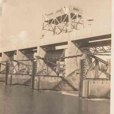 Unfinished spillway