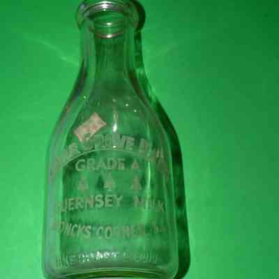 Cedar Grove milk bottle