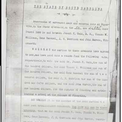 Pinopolis School charter
