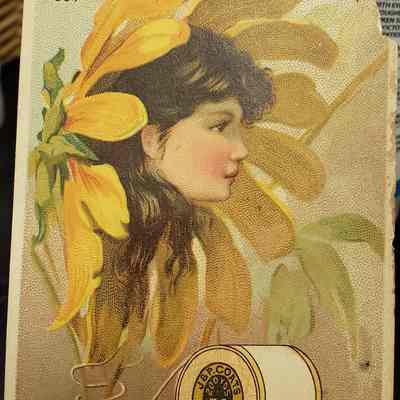 Advertisement card (J&P Coats)
