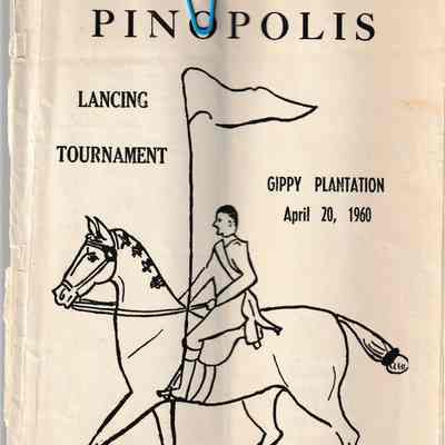 Lancing Tournament program, 1960