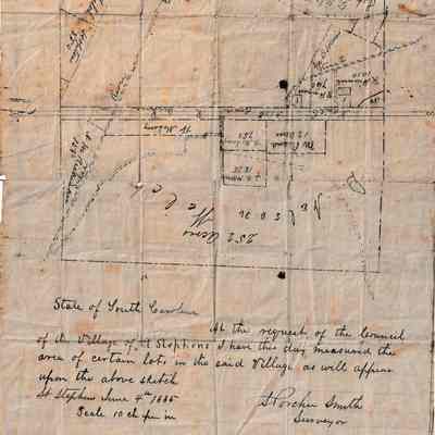 St. Stephen 1885 plat