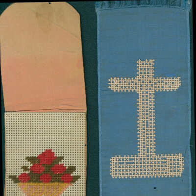 Needlepoint works (x2)