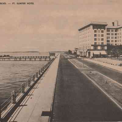 Charleston jumbo postcards (x2)