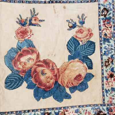 embroidered initials, possibly CTG or CJG
