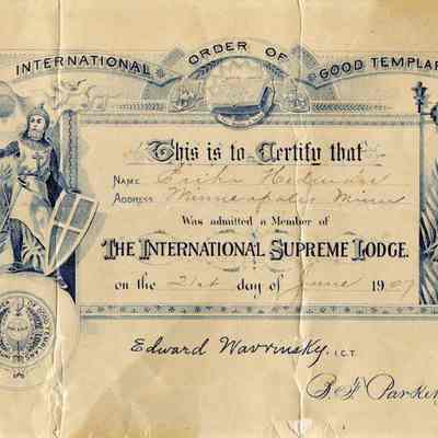 Certificate, Membership